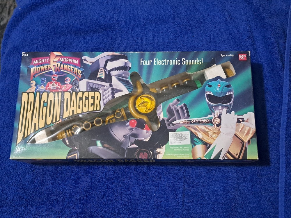 Mighty Morphin Power Rangers Dragon Dagger 1994 Bandai #2251 NIB- Tested Working