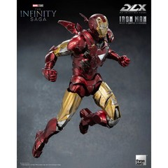 Threezero Marvel Infinity Saga Iron Man Mark 6 Battle Damaged DLX Action Figure