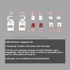 Wrench Knife Gun Saw Replenish Filler Upgrade Kit For SS86 Ratchet Filling Parts