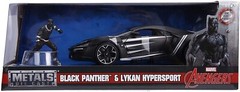 Jada Toys Marvel Black Panther & Lykan Hypersport 1:24 Scale Die-Cast Car