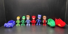 Cartoon Superhero PJ Masks Toy Set