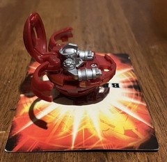 Bakugan Hammer Gorem 580G Red Pyrus Battle Brawlers