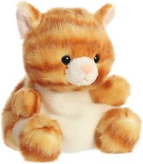 Aurora Plush Toy Adorable Palm Pals Meow Kitty #33473 Orange 5 inches Cat NWT