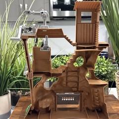 Animal Planet of the Apes Electronic Dino Playset Cave Lab Crane Base No Dino