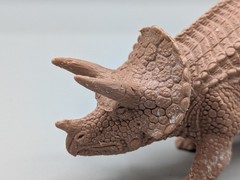 Triceratops 5.5″ Dinosaur Toy Figure British Museum Of Natural History 1975