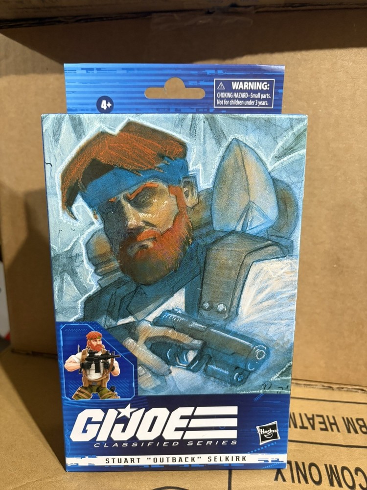 GI Joe Classified Series #63 Stuart Outback Selkirk 6” Figure SEALED