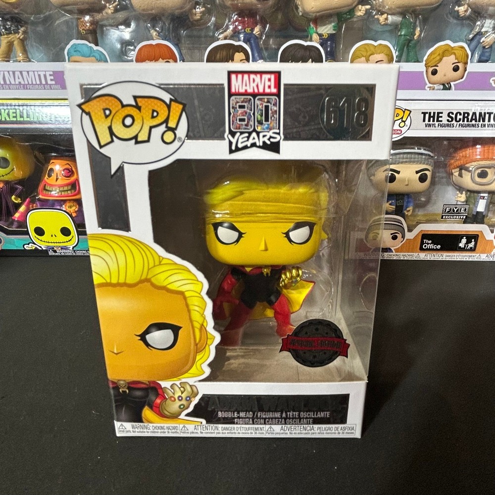 Funko Pop Marvel 80 Years Adam Warlock 618 Special Edition Vinyl Figure