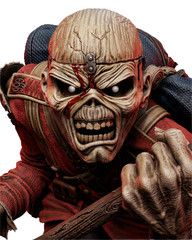 3D Printed Fan Art Iron Maiden Sculpture by Wicked3d