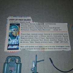 Complete Vintage 1983 GI Joe Silver Pads Grand Slam