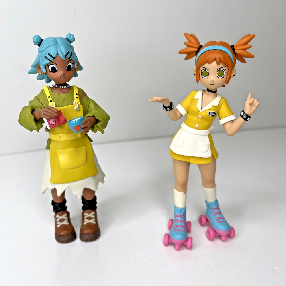 POP MART Peach Riot Rise Up Series Figures – Gigi Diner and Frankie Barista