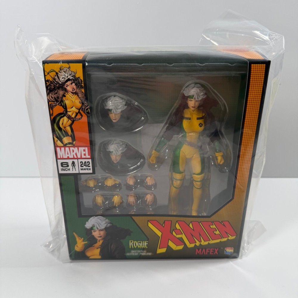 MAFEX Rogue X-MEN Marvel 6 Inch Action Figure Multiple Heads Hands