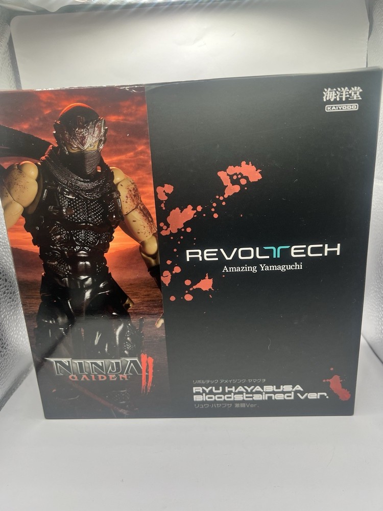 Amazing Yamaguchi Revoltech Ryu Hayabusa Bloodstained Ver. SDCC 2026 (US SELLER)