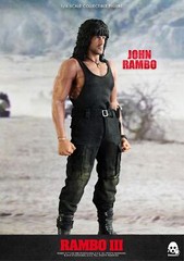 1/6 Scale Action Figure Display Stand Rambo III First Blood Customize