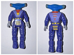 1987 Tyco Dino Riders Triceratops Parts + Hammerhead Figure AS IS Brain Box Seat