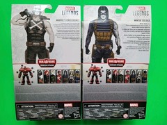 Lot Of 2 Marvel Legends Crossbones & Winter Soldier Crimson Dynamo No BAF In Box