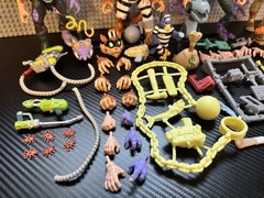 Super7 Teenage Mutant Ninja Turtles Ultimates Rat King, Baxter, Scratch, Scumbug