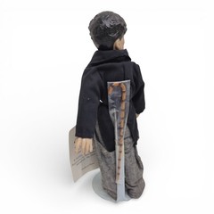 Presents Charlie Chaplin Collector Doll P3785 1990 Cane Accessory Vintage Figure