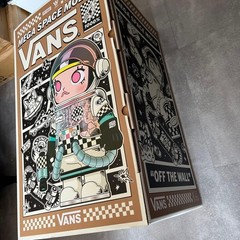 POP MART MEGA SPACE MOLLY VANS 1000% & 400% Figure PVC ABS PC w/Box JAPAN NEW