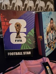 Lionel Messi FIFA 2026 World Cup Sports Figure & Pink Miami Collared Jersey NWT