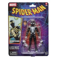 Marvel Legends Series Spider-Venom, Retro Cardback Spider-Man Comics Collectible
