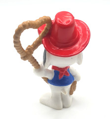 Whitman’s PEANUTS Valentine’s Day Cowboy Snoopy PVC Figure