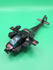 Vintage Gobots Warpath Helicopter Robot Figure 1980s Loose Missing Propeller