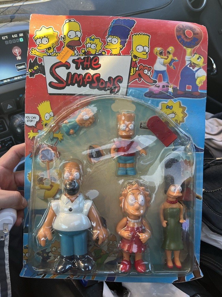 Vintage Rare Collectible The Simpsons Action Figures Playmates
