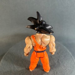 Dragon Ball Z Battle Damaged Barefoot Goku Action Figure 2003 Jakks Pacific DBZ