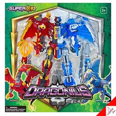 SUPER10 DRAGONIUS Double Dragon Transformer Robot Action Toy Super Ten 2022