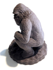 Bigfoot Sasquatch Plastic Figure Gift Cryptid Collectible Man Cave Desk 4″