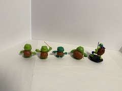 Lot of 25 TMNT Mutant Mayhem Action Figures + Weapons Accessories
