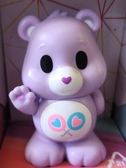 NEW in Box Care Bears Ooshies Share Bear Purple w/ Pink & Blue Lollipops – NIP