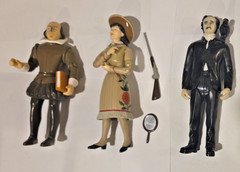 Action Figures 5″ William Shakespeare, Edgar Allen Poe, Annie Oakley