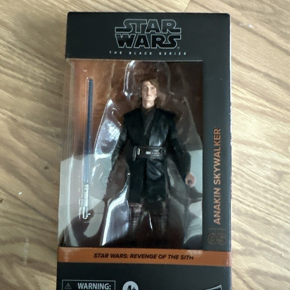 HASBRO STAR WARS BLACK SERIES ANAKIN SKYWALKER #05 (REVENGE OF THE SITH) FIGURE!