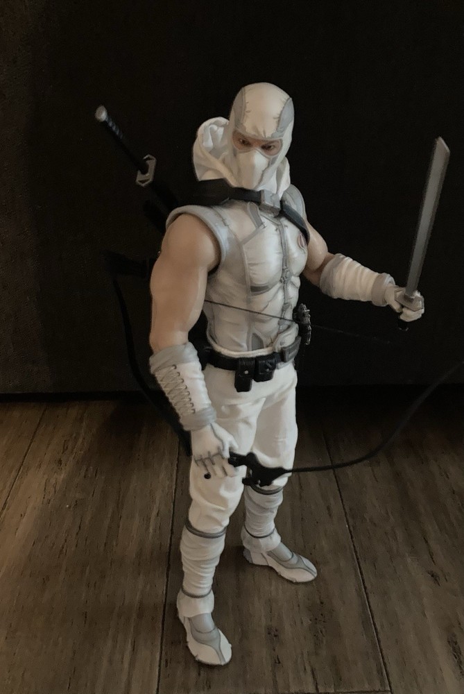Three Zero G.I. Joe FigZero Storm Shadow 1/6 Scale Figure Displayed Loose