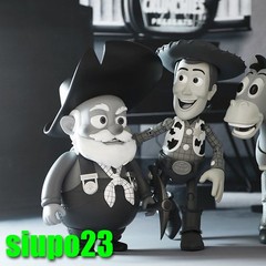 Herocross ~ HVS #029S Toy Story Stinky Pete Figure B/W Version