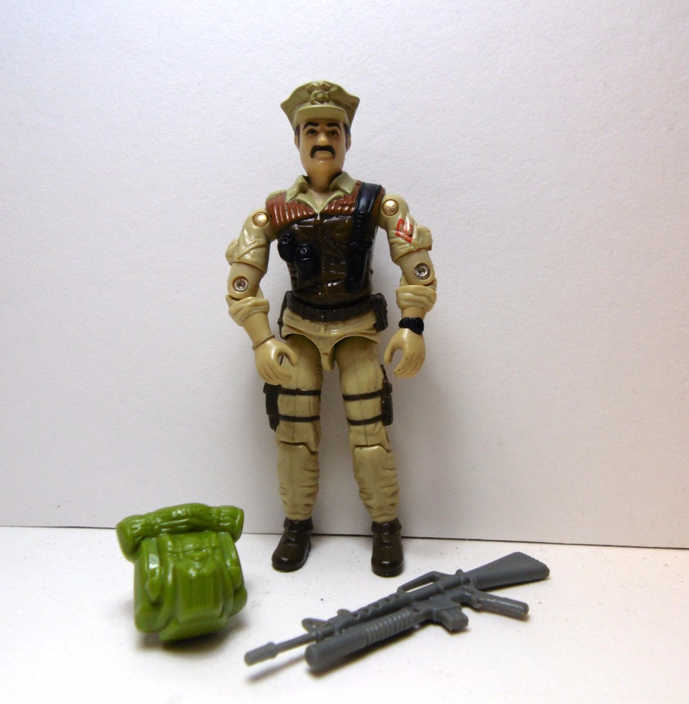 Vtg G.I. Joe Special Missions Brazil Leatherneck 1986 Complete w/ Backpack Rifle