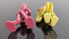 Poppy Playtime collectable mini figure Bunzo Bunny & Metallic Huggy Wuggy