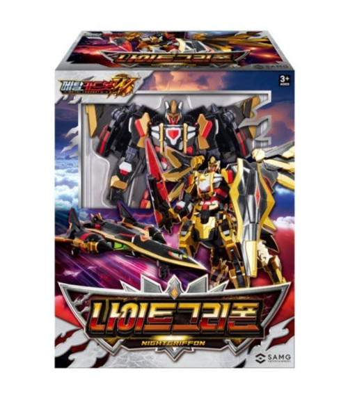 Metal Cardbot W Season3 NIGHTGRIFFON Transformer Robot Night Griffon Kids Toy