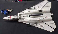 VINTAGE 1983 GI JOE SKYSTRIKER XP-14F JET & ACE FIGURE PARACHUTE COMPLETE HASBRO