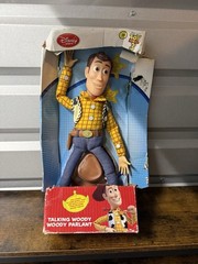 Disney Store Toy Story 3 Talking Woody Doll 1995 Reissue NIB Damaged Box