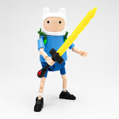 3D Printed Adventure Time Action Figure 14cm – 1/12 Scale FINN Hero Toy Gift