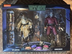 SPLINTER & SHREDDER Teenage Mutant Turtle – TMNT NECA Exclusive 2-Pack BRAND NEW