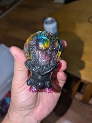 Gumtaro Gyogura Space Merman OP Customs Devera Nebula Colorway Kaiju Sofubi