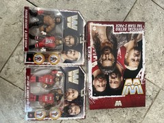WWE Bloodline Retro 4 Wrestling Figure Set Roman Reigns Solo Jey Uso Jimmy