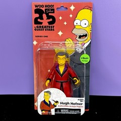 NECA The Simpsons HUGH HEFNER 25th Anniversary 5 Inch Action Figure Series 1 New