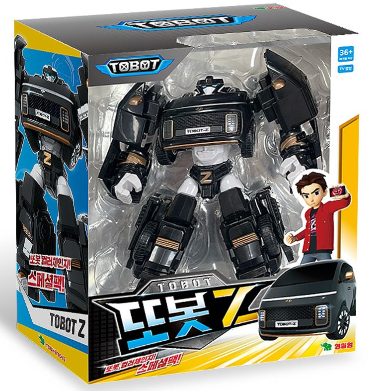YOUNG TOYS TOBOT Z Black Special Edition HYUNDAI STARIA Action Figure Genuine