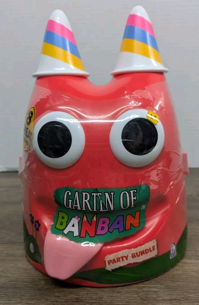 Garten of BanBan Mystery Head Party Bundle MiniFigure Plush Mask Figure Bank NEW