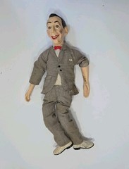 Vintage 1987 Pee-Wee Herman 17” Talking Pull String Doll Matchbox Toys For Parts