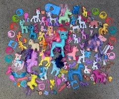 Huge Lot of 50+ Pony & Horse Toy Figures – Mixed Brands, Gi-Go, Zuru, Mlp & More